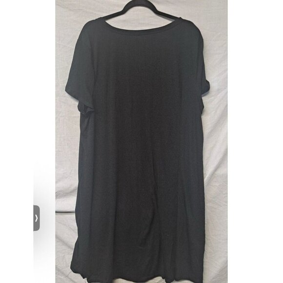 West Loop Dress Women's XXL Black, Short Sleeve, V-Neck,. New With Tags - Picture 2 of 4